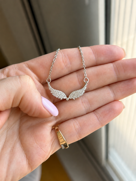Κολιέ angel silver 