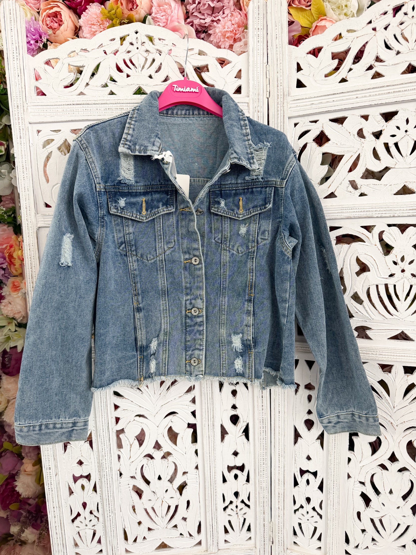 Jean jacket flor
