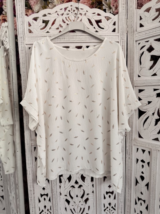 Μπλούζα verd λευκη