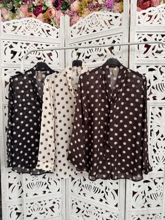 Πουκάμισο Estelle καφε