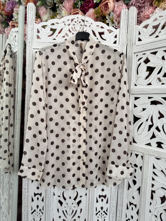 Πουκάμισο Estelle κρεμ 