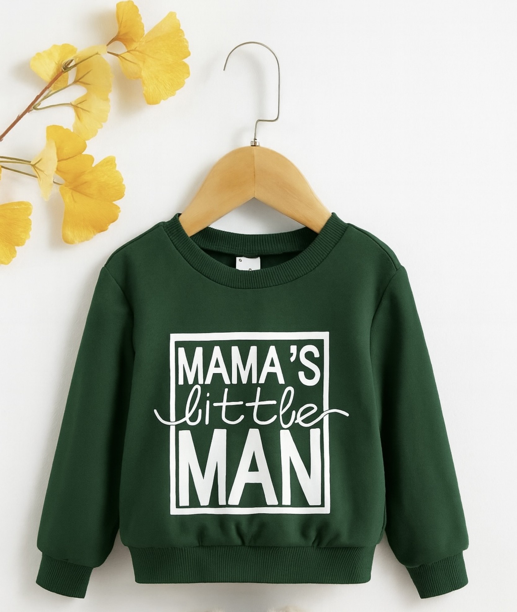 Baby φούτερ ”mama’s little man”