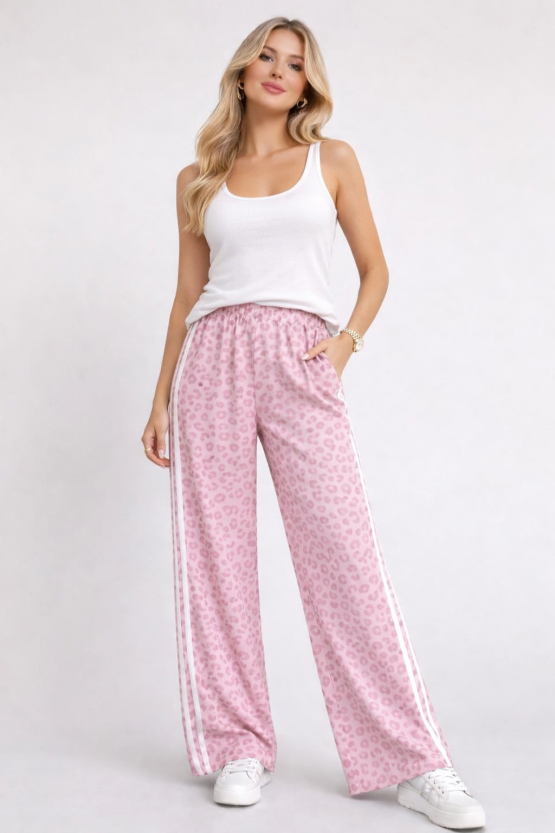 Παντελόνι Leo ροζ