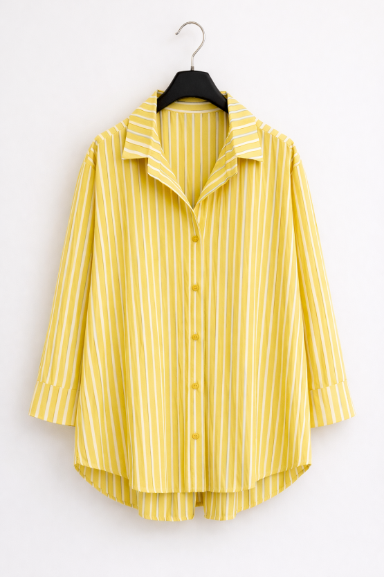 Πουκαμίσα solei κίτρινη 