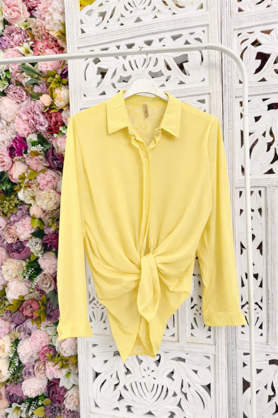 basic shirt κίτρινο 