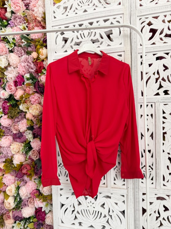 basic shirt κόκκινο 