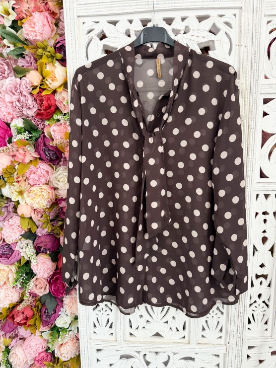 Πουκάμισο Estelle καφε