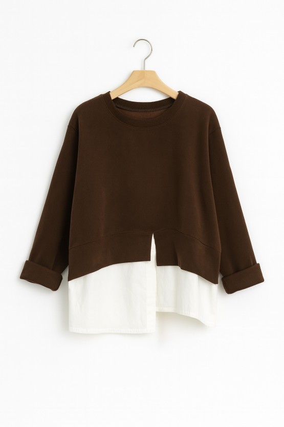 Μπλούζα cyom καφε