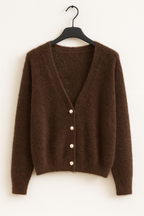 Ζακέτα Vera καφε