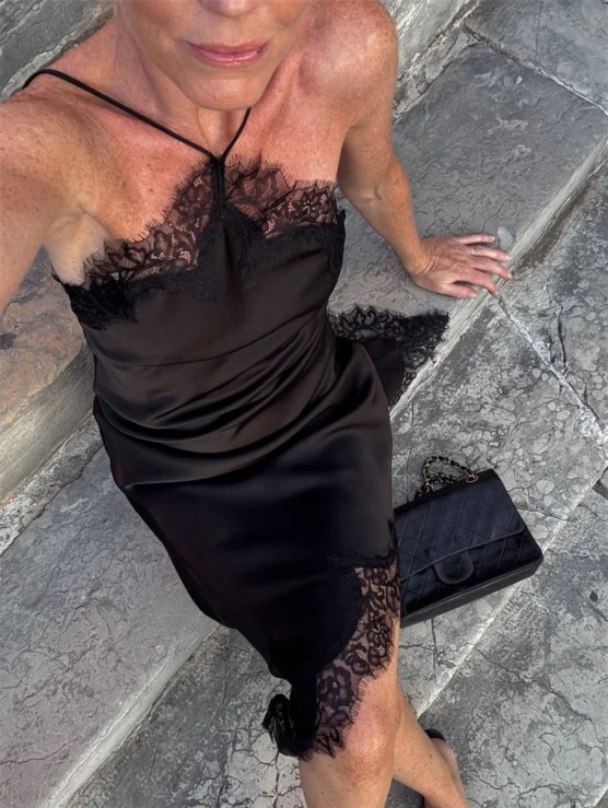 Satin dress / νεγκλιζε 