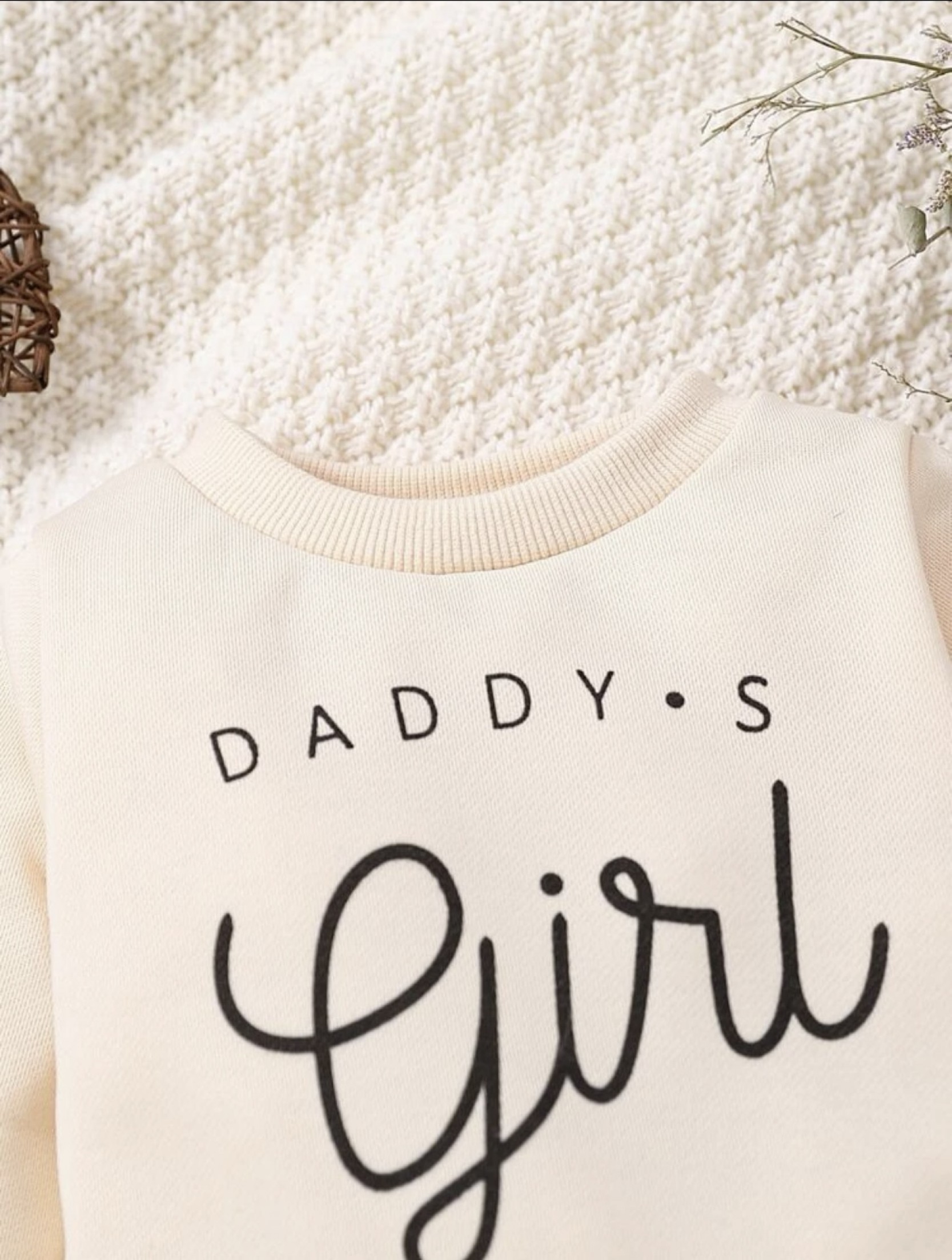 Baby φούτερ ”daddy’s girl”