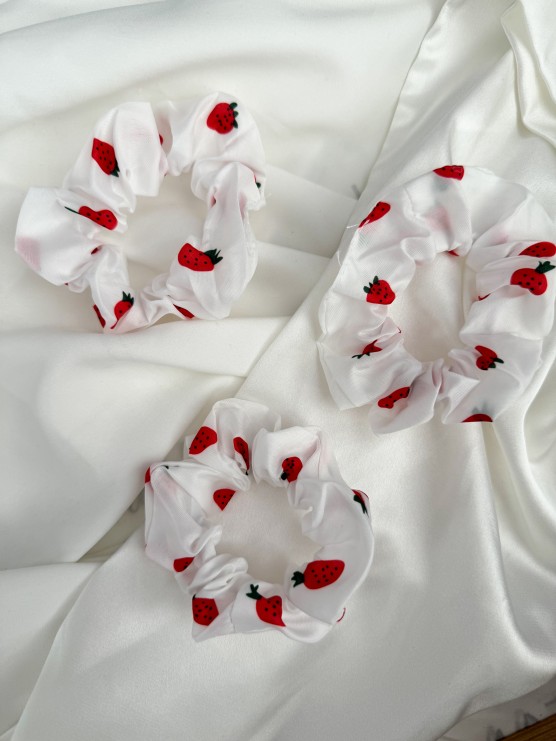 Scrunchie fragola 
