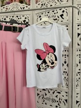 T-shirt minmouse pink 