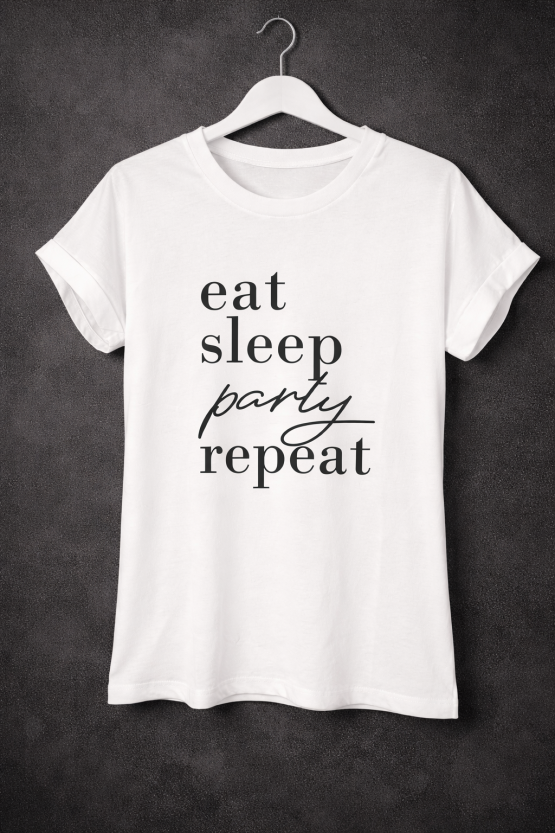 T-shirt repeat λευκο