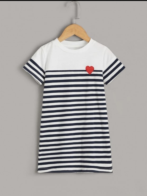 Baby dress stripes